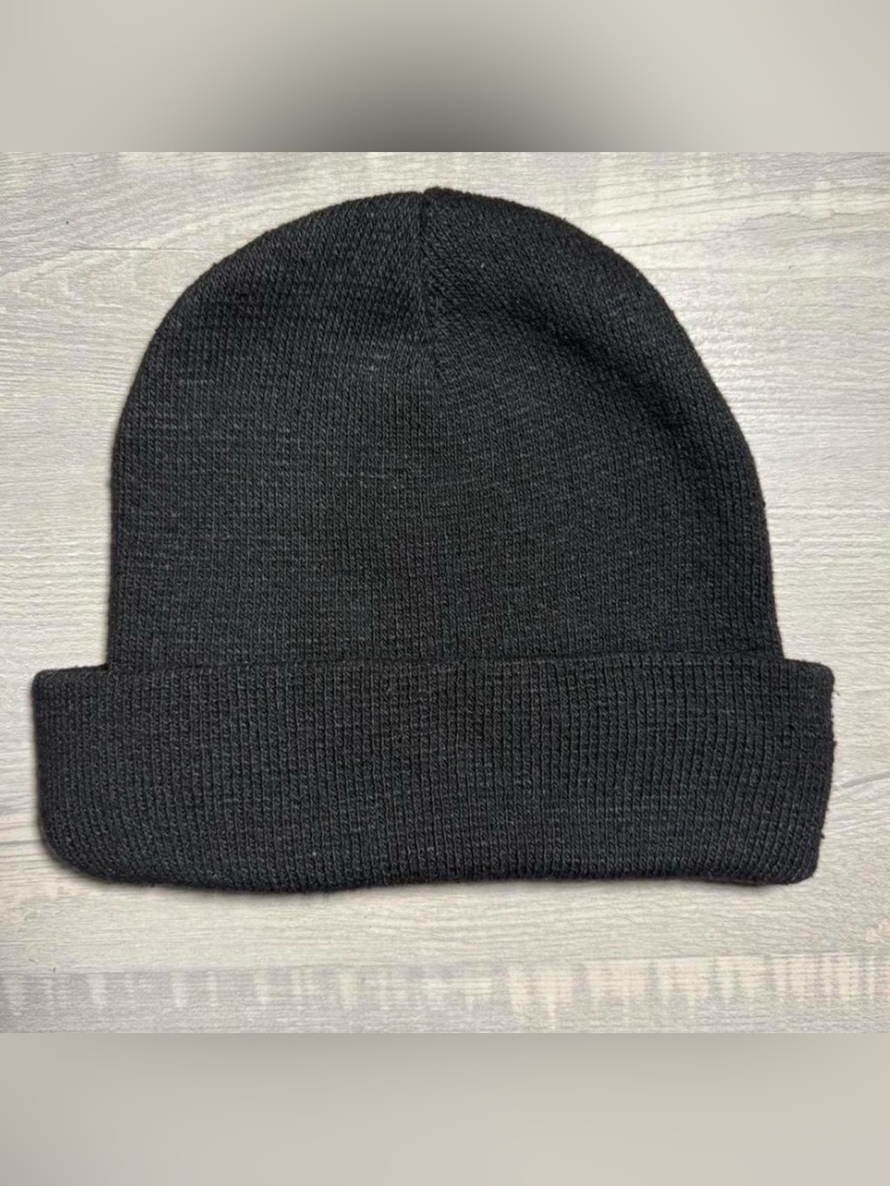 Classic Black Knit Beanie - Unbranded